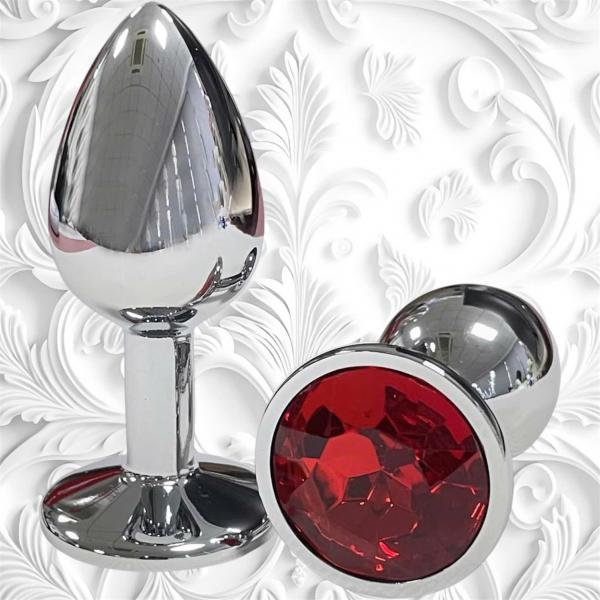 Nút Chặn Hậu Môn Inox Màu Bạc – Đính Đá Sang Trọng Nhiều Size Kích Thích Mạnh 