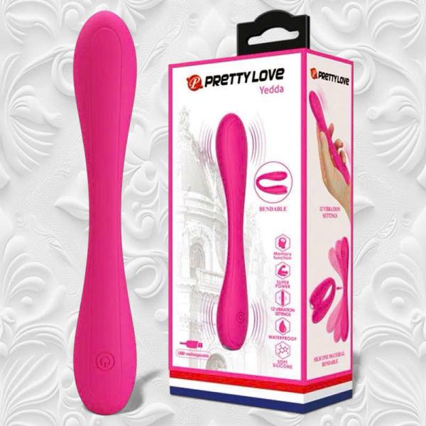 Pretty Love Yedda – Que Rung 2 Đầu Uốn Cong Rung Mạnh 12 Chế Độ 