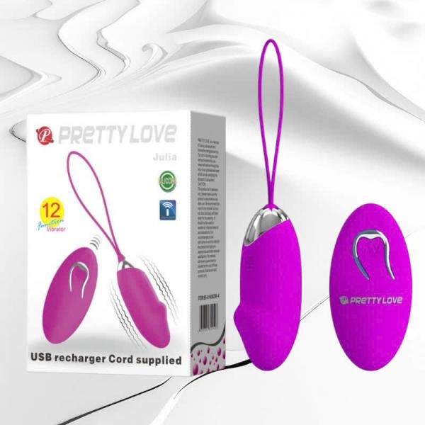 Trứng Rung Không Dây Pretty Love Julia – 12 Chế Độ Rung Điều Khiển Từ Xa 