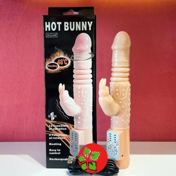 Dương Vật Giả Rung Thụt  Baile Hot Bunny rung thụt phát nhiệt làm ấm 42 Độ 