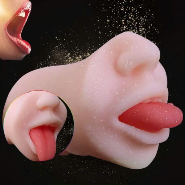 Miệng Giả Silicon Nguyên Khối 500gr Siêu Mềm Cho Nam Tự Sướng 