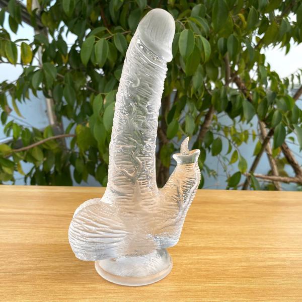 Jiuai Utensils Dương Vật Giả Gắn Tường Trong Xuất  Silicon Đàn Hồi Giống Thật 