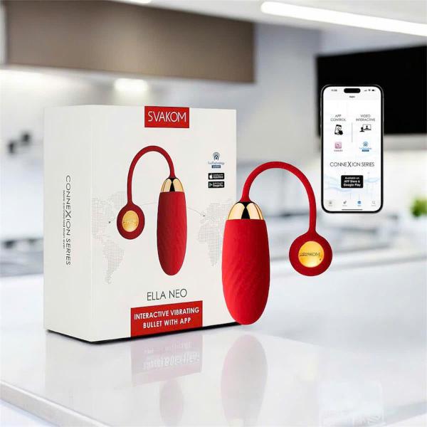 Svakom Ella Neo Trứng Rung Thông Minh Kết Nối App Không Giới Hạn 