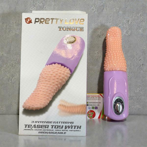 Lưỡi liếm rung Pretty Love Tongue  3 chế độ Massage mạnh mẽ - dochoijapan.com 