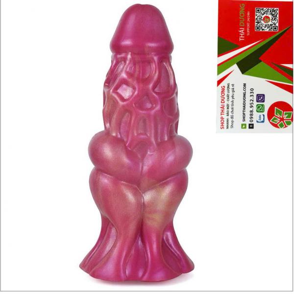 Bao Cao Su Đôn Dên To Dương Vật Hình Quái Thú Có Gân Nổi Siêu Mềm 