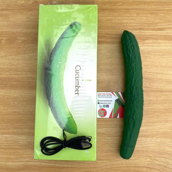 Cu giả nguỵ trang trái dưa leo  Cucumber 10 chế độ rung điểm G 