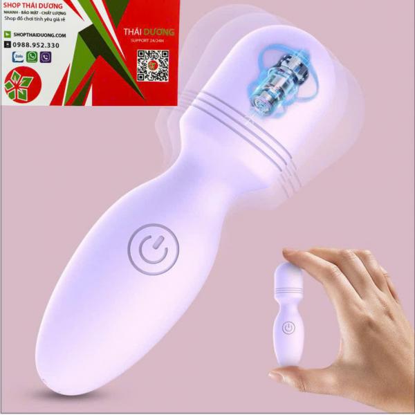 Máy rung mát xa mini rung mạnh 10 chế độ rung 