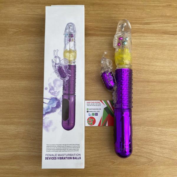 Cu Giả Libo Cánh Bướm Rung Xoay Thụt  6 Chế Độ  Cho Nữ Tự Sướng 