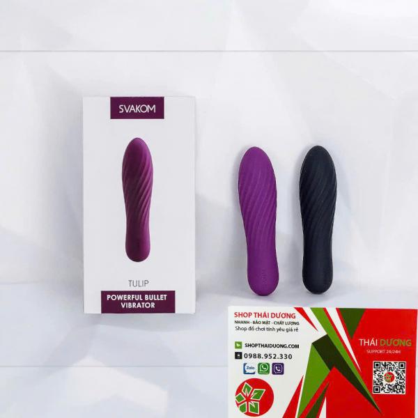 Máy rung vùng kín Svakom Tulip mini rung mạnh cao cấp 