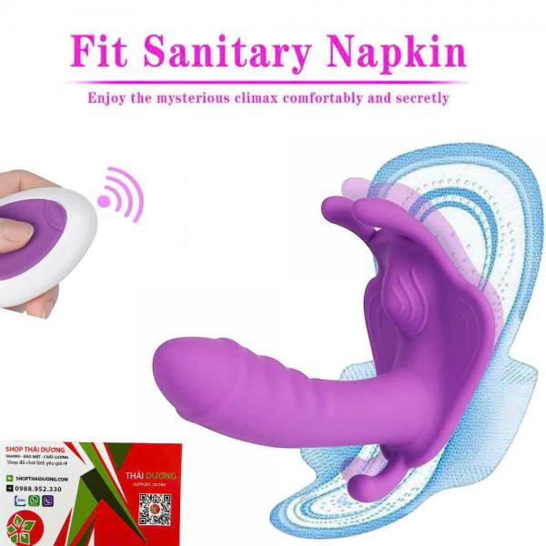 Trứng rung bướm điều khiển từ xa 10 chế độ rung gắng quần lót nữ dễ dùng 