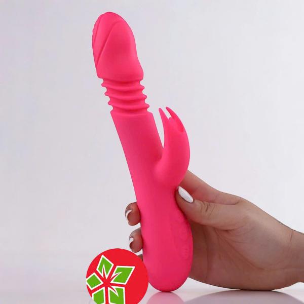 Dương Vật Giả Rung Thụt Mannuo Ella Vibrating ROD Cao Cấp Cho Nữ 