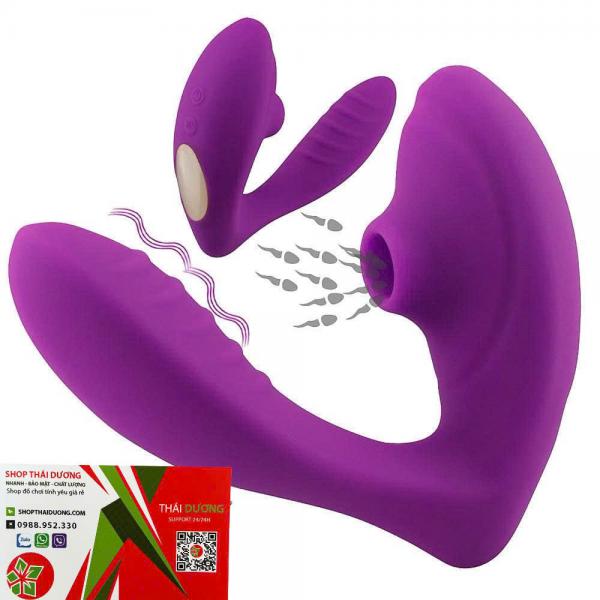 Máy Rung Kích Thích 10 Chế Độ Sóng Rung Mạnh  Cực Sướng Cho Nữ 