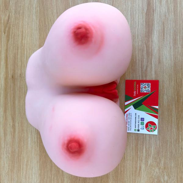 Vú Giả Silicon Nguyên Khối Có Lỗ Âm Đạo Thiết Kế Quyến Rũ Kích Thích Mạnh 2,4kg 