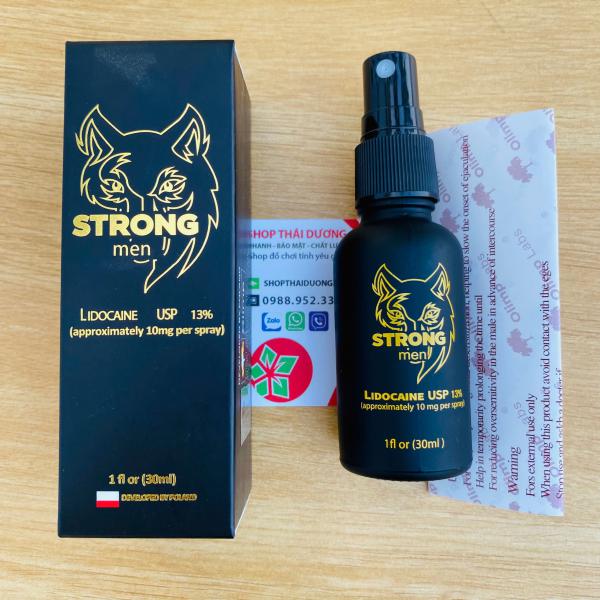 Chai Xịt Kéo Dài Thời Gian Balan Strong Men 30ml  Tăng Cường Sinh Lý Nam Cực Mạnh 