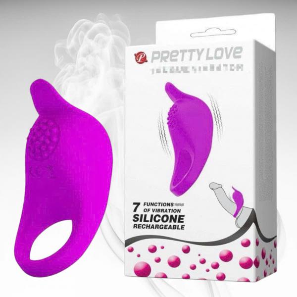 Vòng Đeo Ngăn Xuất Tinh Sớm PrettyLove 7 Chế Độ Rung Đê Mê 