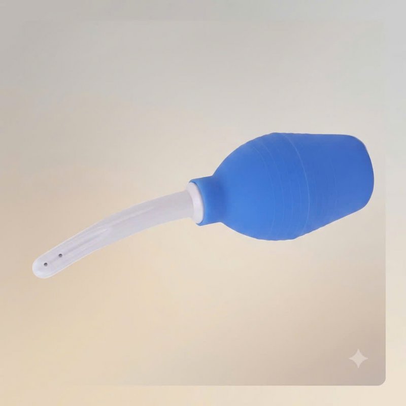Dụng Cụ Vệ Sinh Hậu Môn Vòi Silicon Siêu Mềm Size 4 - Ơm Xát, Kháng Khuẩn 